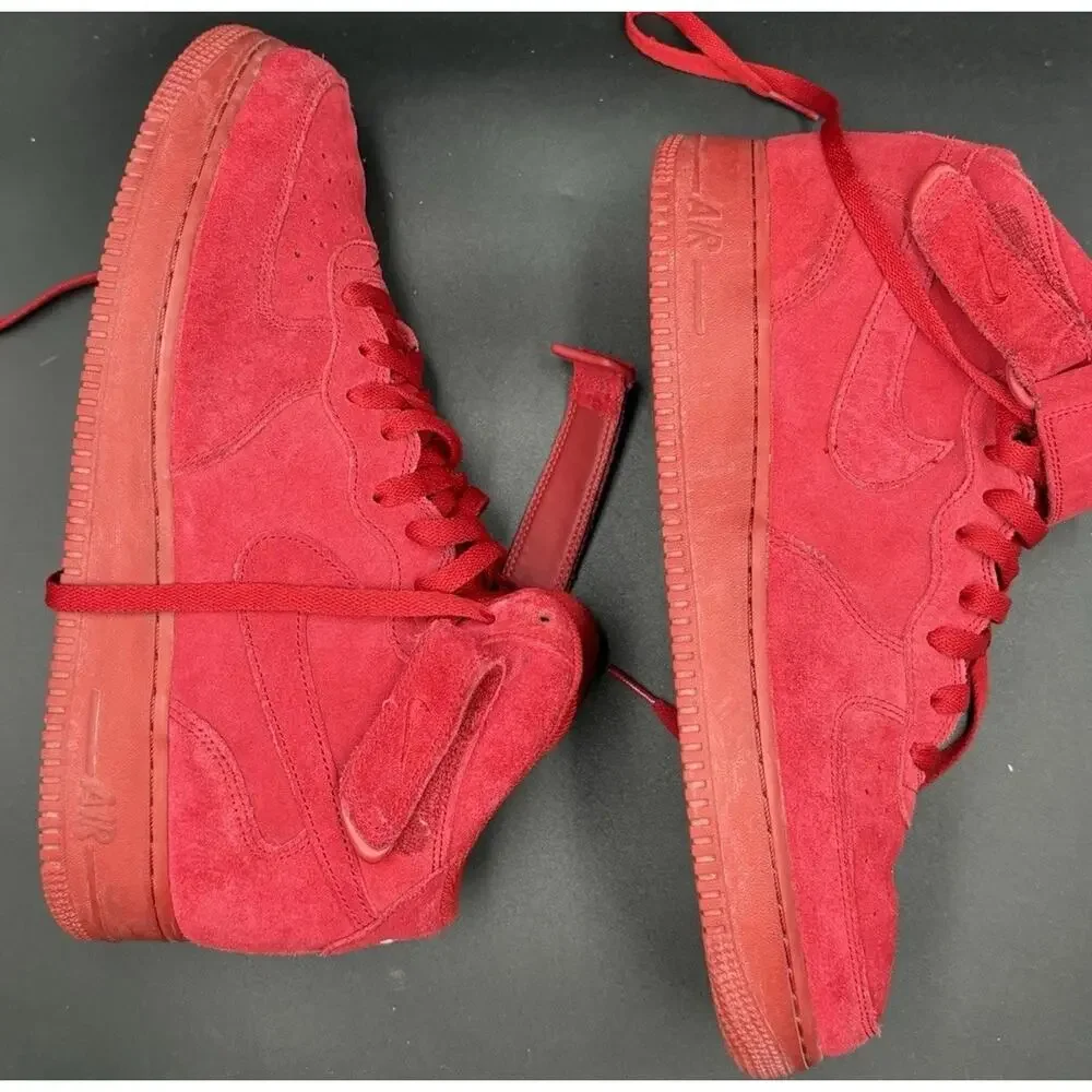 Size 11.5- Nike Air Force 1 Mid '07 Red October 2016 Rare